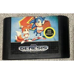 Sonic the Hedgehog 2 (1992) Sega Genesis Cartridge Only Tested & Working